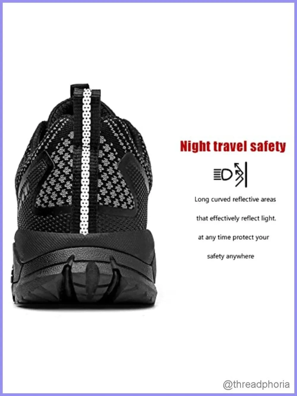 Waterproof Hiking Shoes Lightweight Non-Slip Comfy Walking Work Sneakers